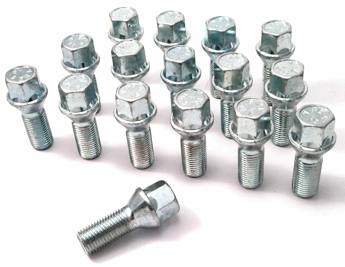 Alloy Wheel Bolts M X Mm Thread Mm Hex Set Of Spot On