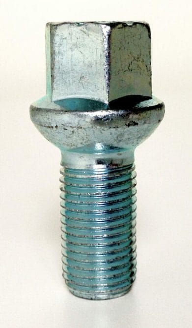 single M14x1.5 radius, 27mm thread, 17mm hex alloy wheel bolt