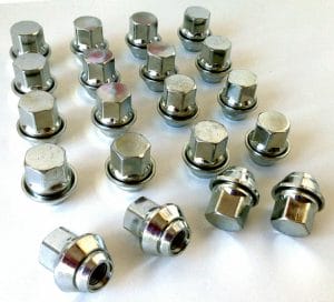 Set of 20 alloy wheel nuts for Ford