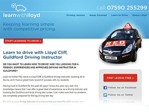 Learn to drive in Guildford with Lloyd